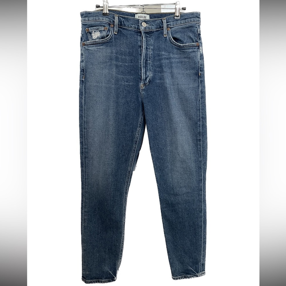 Agolde Ultra High Rise Jeans | dark wash | size 30 | like new